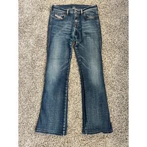 Diesel Womens Y2K Rame Bootcut Stretch Jeans Size 29 Medium Wash (Note: Flaw)